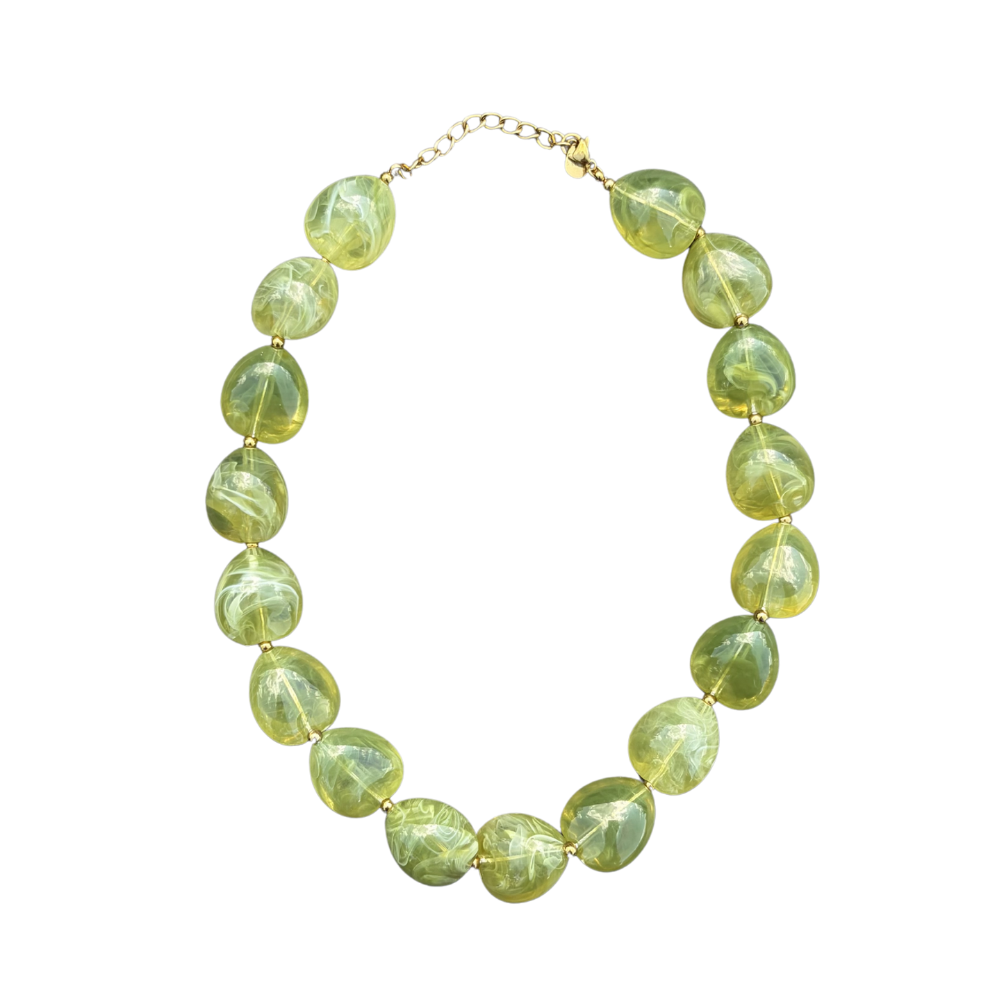 Collier pierre de pistache