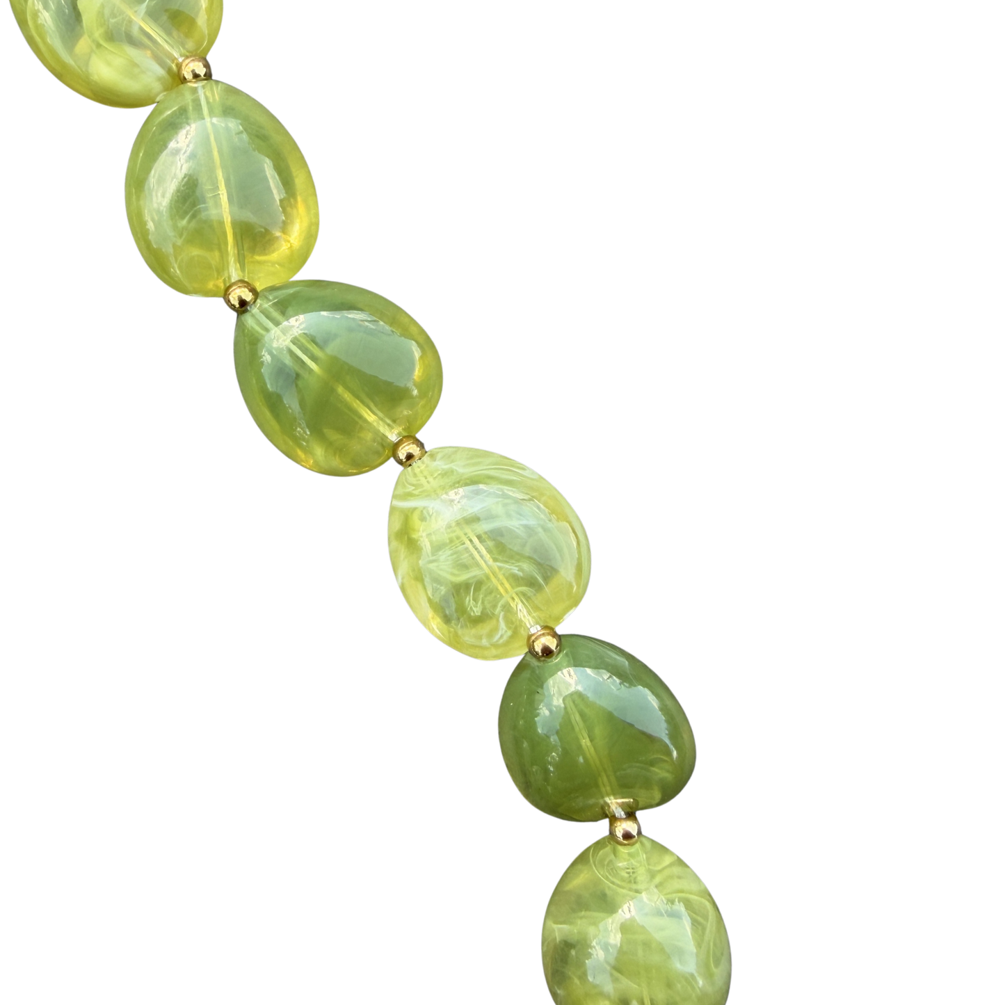 Collier pierre de pistache