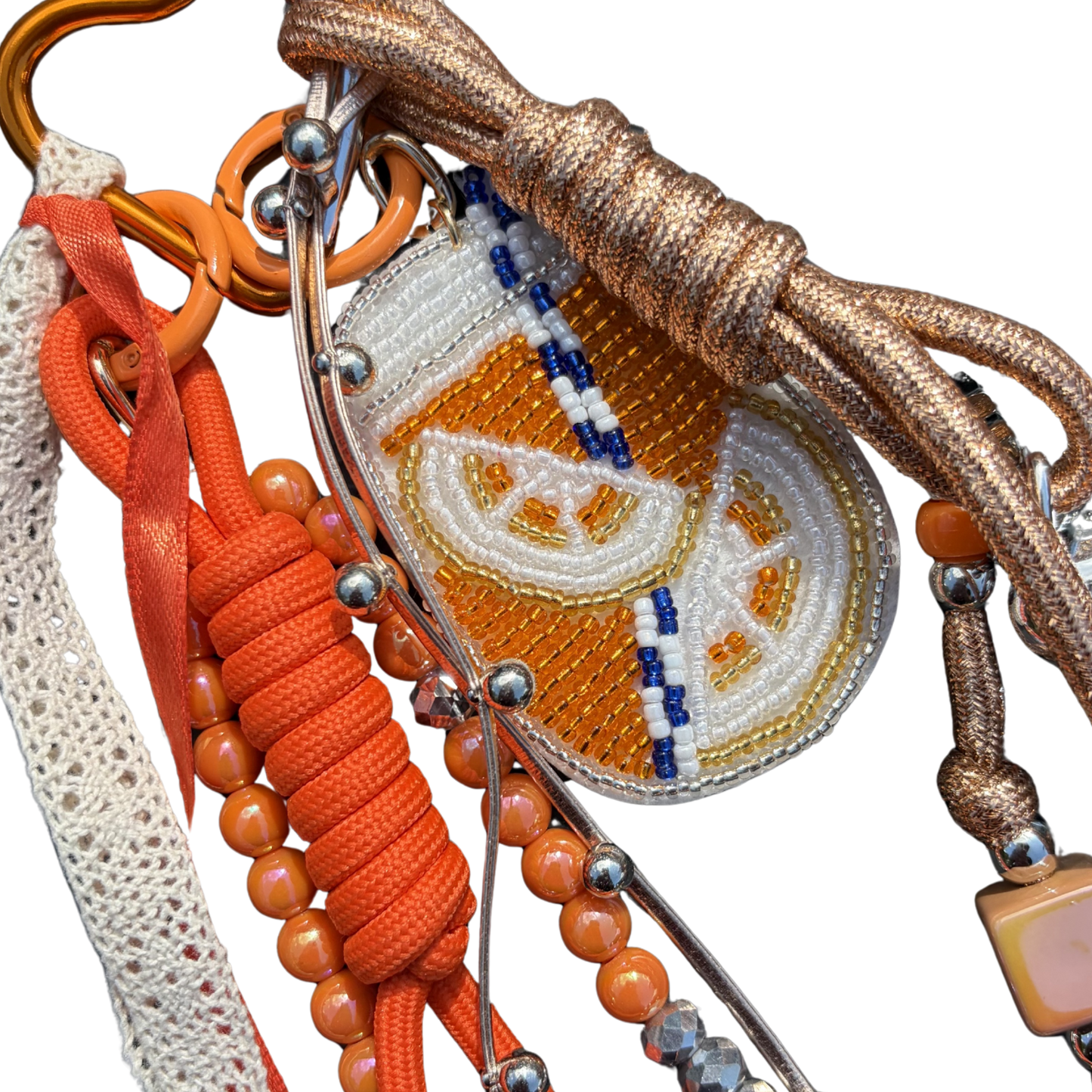 Bijoux de sac orange