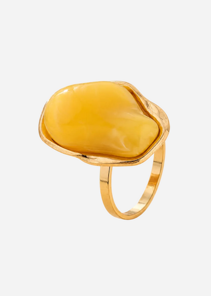 Bague pierre de citron