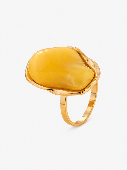 Bague pierre de citron