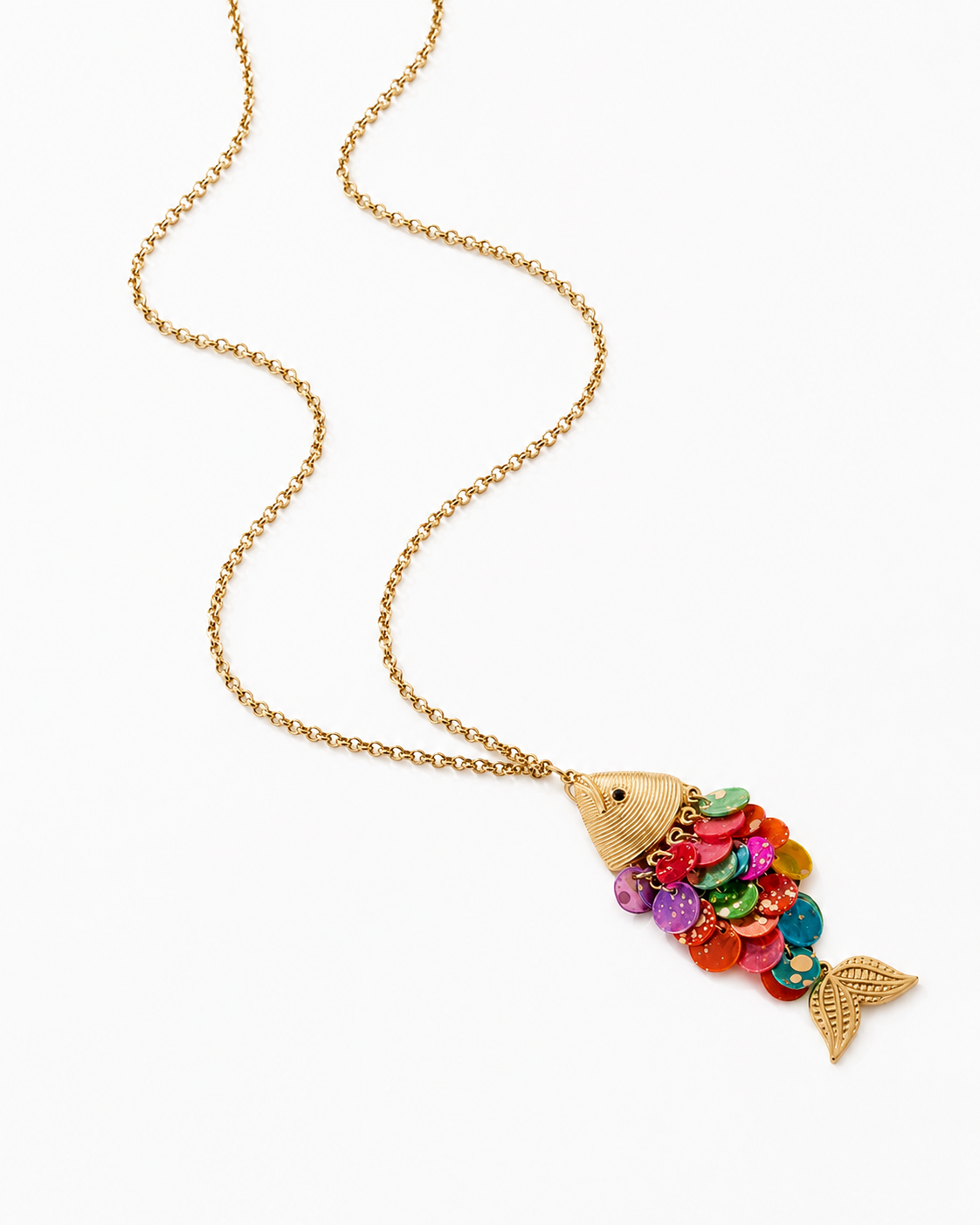 Sautoir poisson arc en ciel