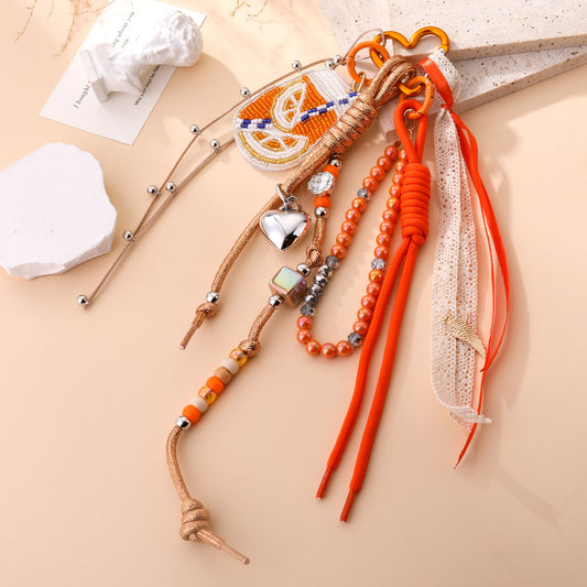 Bijoux de sac orange